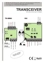 Preview for 8 page of EB TECHNOLOGY NOLOGO TRANSCEIVER-RX Instructions And Warnings For Installation