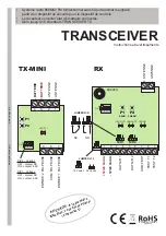 Preview for 13 page of EB TECHNOLOGY NOLOGO TRANSCEIVER-RX Instructions And Warnings For Installation