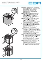 Preview for 27 page of EBA 2326 S/C Operating Instructions Manual