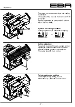 Preview for 17 page of EBA 721-06LT Guillotine Operating Instructions Manual