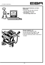 Preview for 41 page of EBA 721-06LT Guillotine Operating Instructions Manual