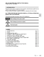 Preview for 11 page of EBARA Ego Operating And Maintenance Manual