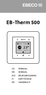 EBECO EB-Therm 500 Manual preview