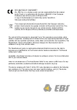 Preview for 4 page of EBS Active Track Operation & Maintenance Manual