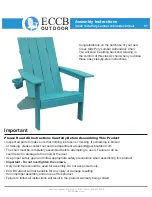 Preview for 1 page of ECCB OUTDOOR EO-CREEK-ADK-CH Assembly Instructions