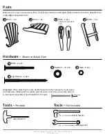 Preview for 2 page of ECCB OUTDOOR Outer Banks Value Series Assembly Instructions