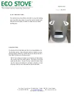 Preview for 16 page of ECCO STOVE 730EC2 Manual