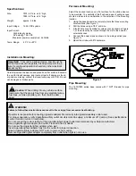 Preview for 2 page of Ecco 7980 SERIES Installation And Operation Instructions