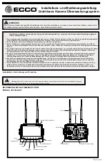 Preview for 34 page of Ecco EC7008-WK Installation Instructions Manual