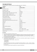 Preview for 46 page of ECG EDF 6056 QWA++ Instruction Manual