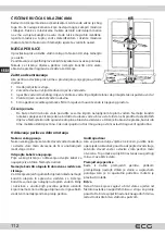 Preview for 112 page of ECG EDF 6056 QWA++ Instruction Manual