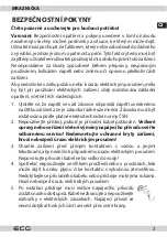 Preview for 3 page of ECG EFT 11423 WA++ Instruction Manual