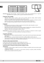 Preview for 8 page of ECG EFT 11423 WA++ Instruction Manual