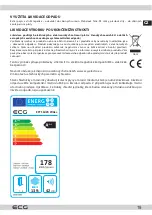 Preview for 15 page of ECG EFT 11423 WA++ Instruction Manual