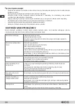 Preview for 26 page of ECG EFT 11423 WA++ Instruction Manual