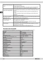 Preview for 40 page of ECG EFT 11423 WA++ Instruction Manual