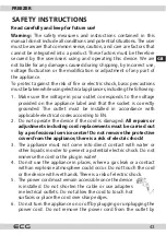 Preview for 43 page of ECG EFT 11423 WA++ Instruction Manual