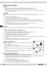 Preview for 36 page of ECG ET 3031 Instruction Manual