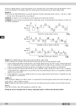 Preview for 26 page of ECG FS 91 T Instruction Manual