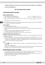 Preview for 20 page of ECG V 125 Instruction Manual