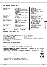 Preview for 35 page of ECG VT 7220 2in1 Simply Clean Instruction Manual