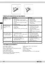 Preview for 40 page of ECG VT 7220 2in1 Simply Clean Instruction Manual