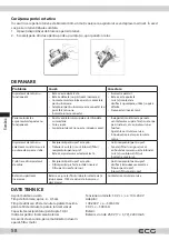 Preview for 58 page of ECG VT 7220 2in1 Simply Clean Instruction Manual