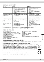 Preview for 69 page of ECG VT 7220 2in1 Simply Clean Instruction Manual