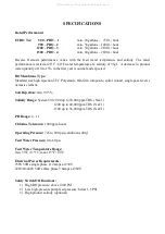 Preview for 3 page of ECH2O Tec. 1200-PRO- 3 Owner'S Manual