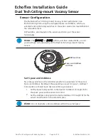 Preview for 6 page of echoflex Elaho Dual Tech Ceiling-mount Occupancy Sensor Installation Manual