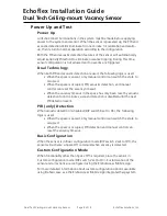 Preview for 8 page of echoflex Elaho Dual Tech Ceiling-mount Occupancy Sensor Installation Manual