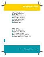 Preview for 3 page of Echomaster CAM-TGL User Manual