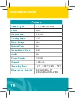 Preview for 16 page of Echomaster CAM-TGL User Manual