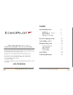 Preview for 3 page of EchoPilot FLS 2D Instruction Book