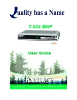 EchoStar T-333 MHP User Manual preview