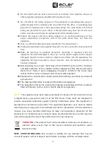 Preview for 4 page of Ecler VEO-SPH48 User Manual