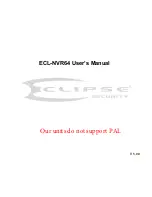 Eclipse Security ECL-NVR64 User Manual preview