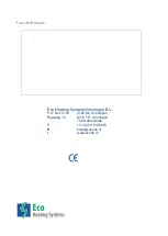 Preview for 28 page of Eco Heating Systems CB 85 CH Installation Manual