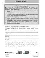 Preview for 17 page of Ecoair DC204 User Manual