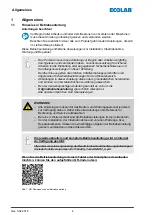 Preview for 6 page of Ecolab 106052 Operating Instructions Manual