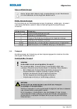 Preview for 9 page of Ecolab 106052 Operating Instructions Manual