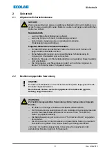Preview for 13 page of Ecolab 106052 Operating Instructions Manual