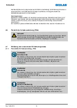 Preview for 16 page of Ecolab 106052 Operating Instructions Manual