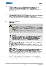 Preview for 68 page of Ecolab 106052 Operating Instructions Manual