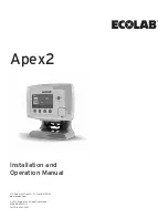 Ecolab 9223-1070 Installation And Operation Manual preview