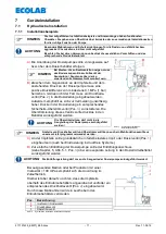 Preview for 11 page of Ecolab Elados EMP II E60 Operating Instruction