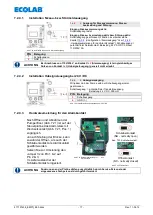 Preview for 17 page of Ecolab Elados EMP II E60 Operating Instruction