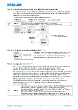 Preview for 112 page of Ecolab Elados EMP II E60 Operating Instruction