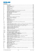 Preview for 146 page of Ecolab Elados EMP II E60 Operating Instruction