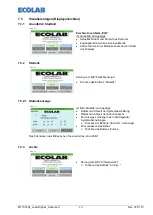 Preview for 13 page of Ecolab Lubo-DryExx Operating Instruction